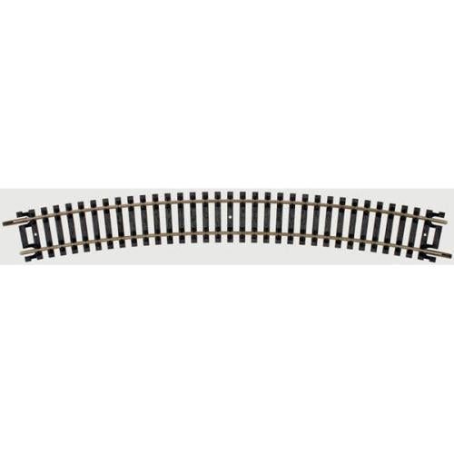 Atlas 837 HO Scale Code 100 24" Radius Curved Snap-Track - 6 Pieces