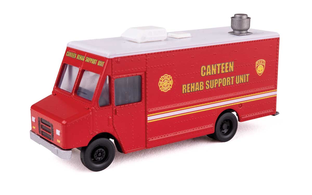 Walthers SceneMaster 12116 HO Scale Morgan Olson(R) Route Star Van - Fire Dept Canteen