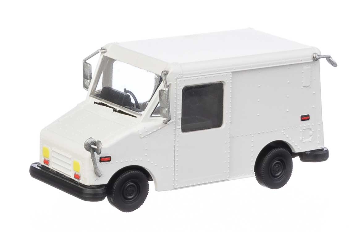 Walthers SceneMaster 12250 HO Scale Long Life Vehicle (LLV) Mail Truck - White, Unlettered