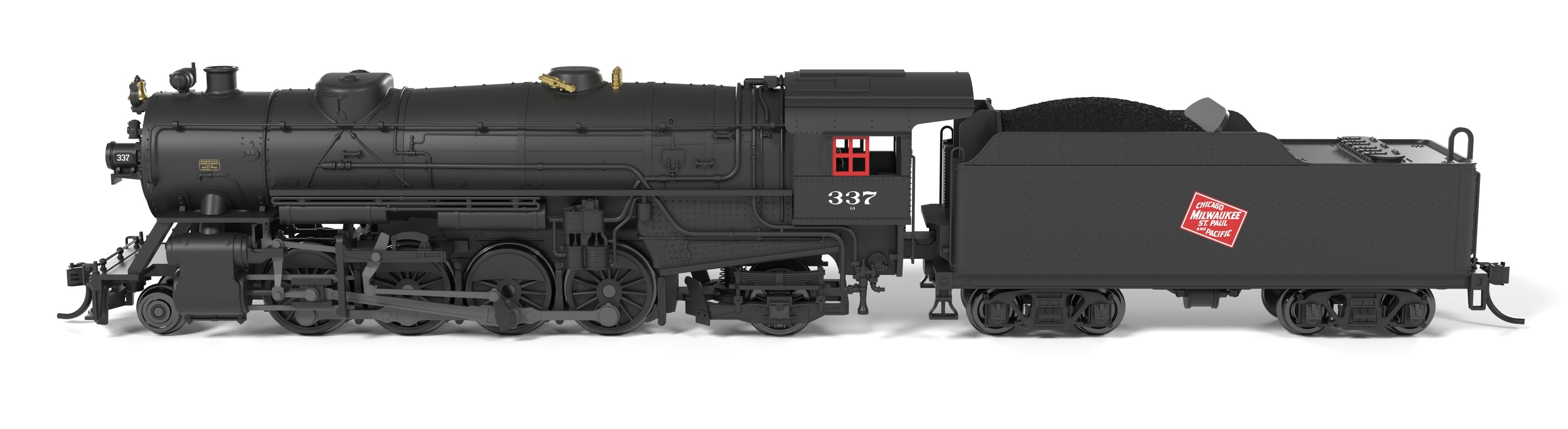 BLI 10054 N USRA Heavy Mikado MILW 337 - side profile view