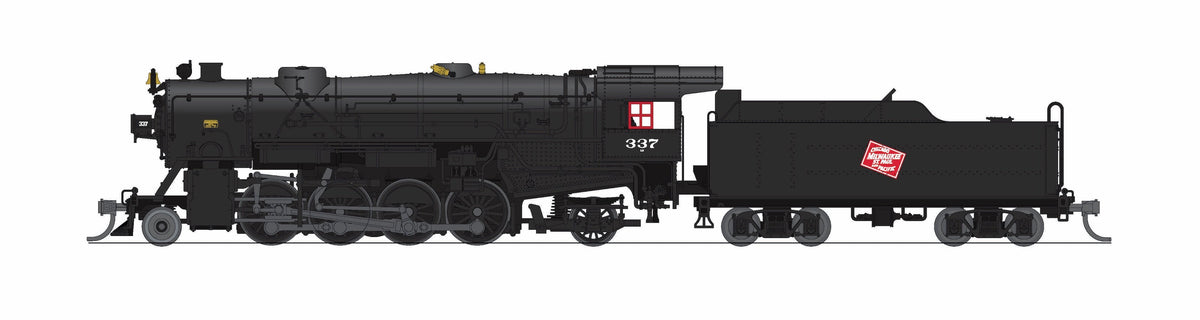 Broadway Limited Imports 10057 N USRA Heavy Mikado, MILW 352, No-Sound / DCC-Ready, N