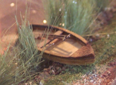 Osborn Models 1006 HO Scale Osborn Models 1006 - 16' Canoe - 2 canoes