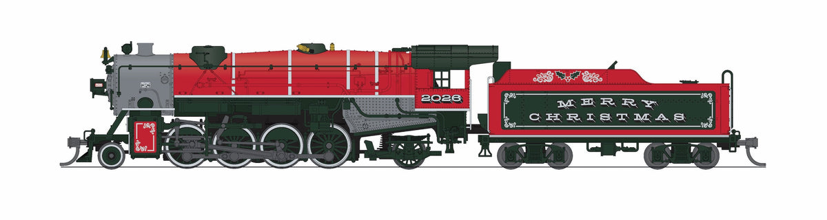 Broadway Limited Imports 10063 N USRA Heavy Mikado, Christmas 2026, No-Sound / DCC-Ready, N