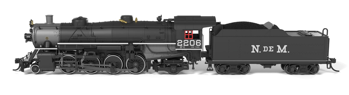 Broadway Limited Imports 10080 N USRA Light Mikado, NdeM 2206, Paragon4 Sound/DC/DCC, N - view 2