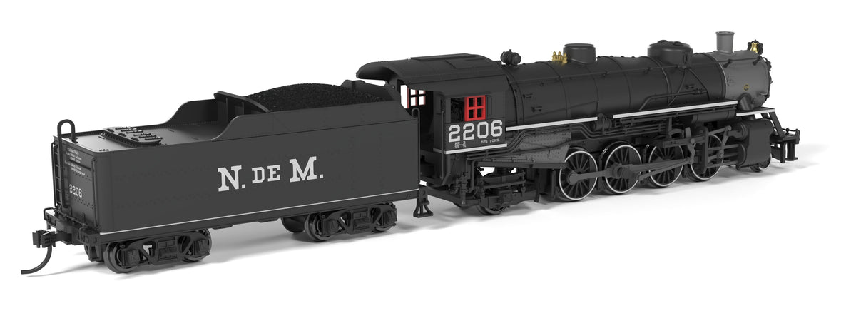 Broadway Limited Imports 10080 N USRA Light Mikado, NdeM 2206, Paragon4 Sound/DC/DCC, N - view 4