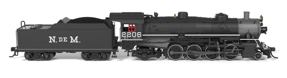 Broadway Limited Imports 10080 N USRA Light Mikado, NdeM 2206, Paragon4 Sound/DC/DCC, N - view 5