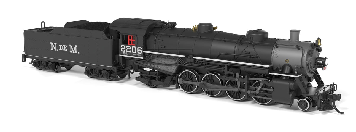 Broadway Limited Imports 10080 N USRA Light Mikado, NdeM 2206, Paragon4 Sound/DC/DCC, N - view 6