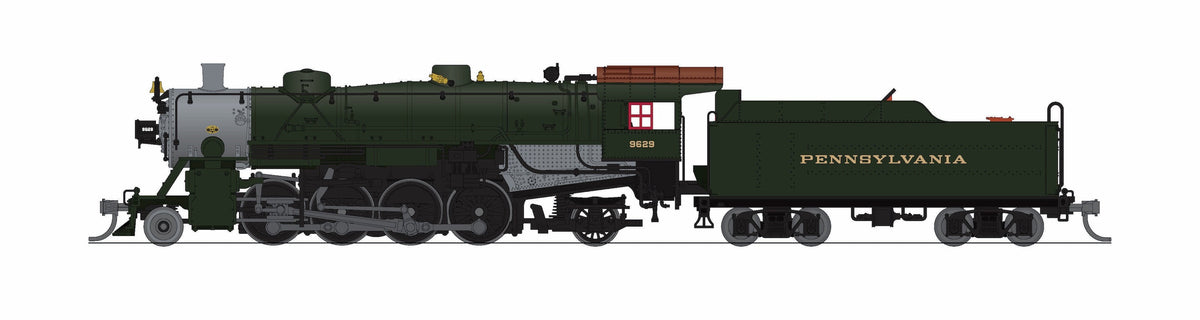 Broadway Limited Imports 10086 N USRA Light Mikado, PRR 9629, No-Sound / DCC-Ready, N