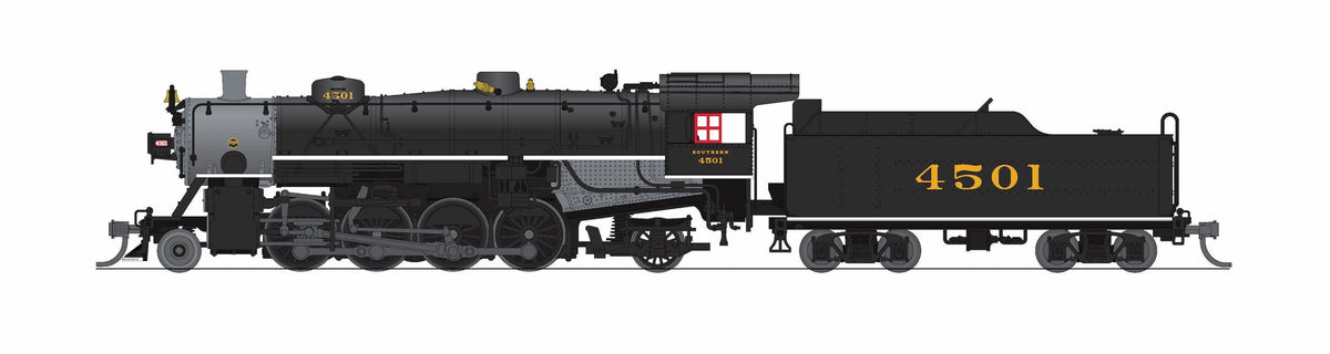 Broadway Limited Imports 10088 N USRA Light Mikado, SOU 4501, Black Boiler, Paragon4 Sound/DC/DCC, N - view 7