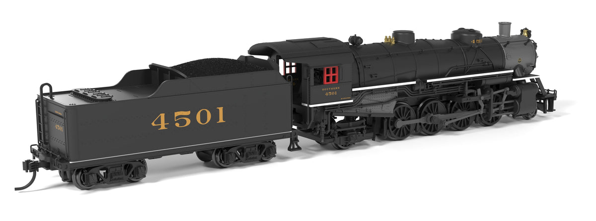 Broadway Limited Imports 10088 N USRA Light Mikado, SOU 4501, Black Boiler, Paragon4 Sound/DC/DCC, N - view 4