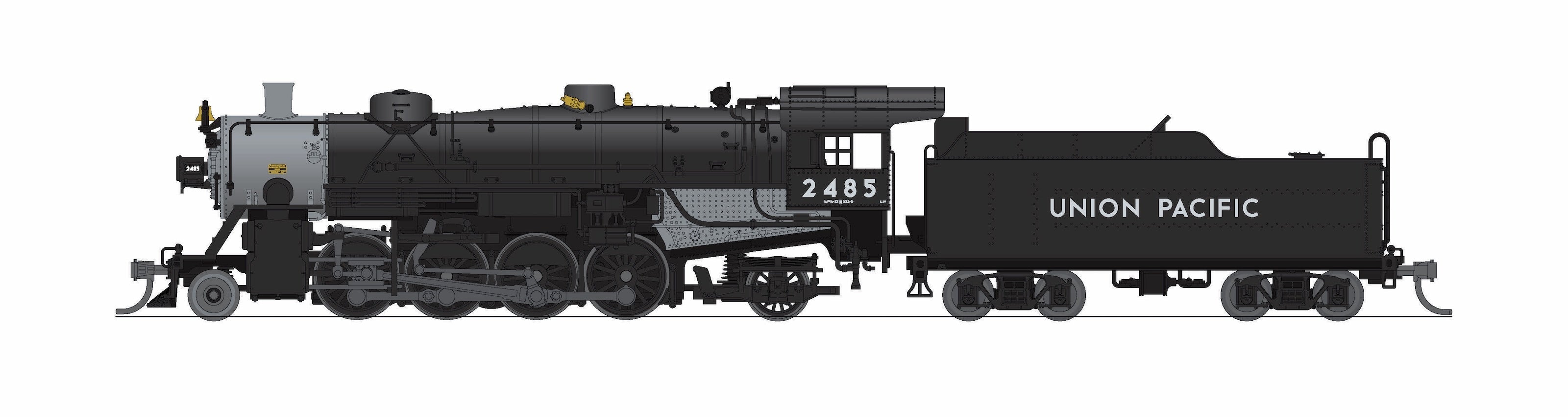 Broadway Limited Imports 10091 N USRA Light Mikado Union Pacific 2496 - main view