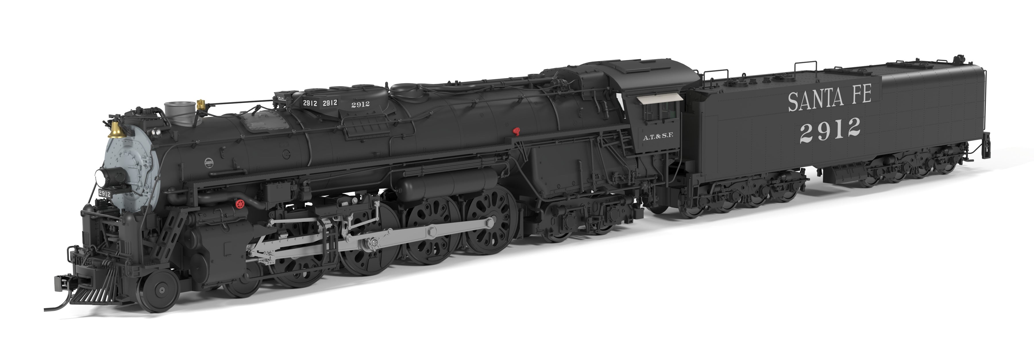 Broadway Limited Imports 10105 HO ATSF Class 2900 4-8-4 Santa Fe 2921 - main view