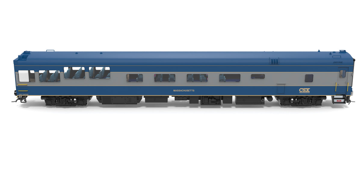 Broadway Limited Imports 10173 HO CSX Track Inspection Car, #994009, "Massachusetts", 1999-2006 Appearance - view 3