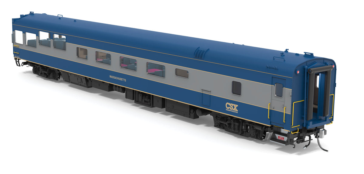 Broadway Limited Imports 10173 HO CSX Track Inspection Car, #994009, "Massachusetts", 1999-2006 Appearance - view 4