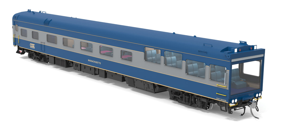 Broadway Limited Imports 10173 HO CSX Track Inspection Car, #994009, "Massachusetts", 1999-2006 Appearance - view 7