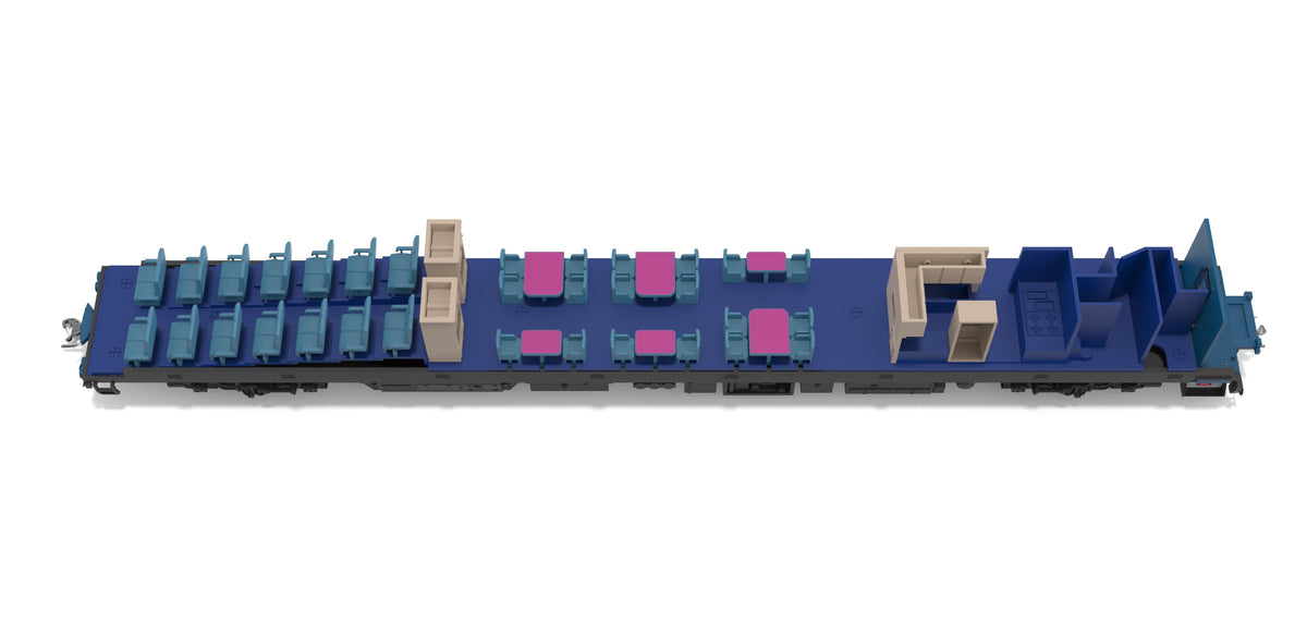 Broadway Limited Imports 10174 HO CSX Track Inspection Car, #994009, "Alabama", 2006-2010 Appearance - view 8