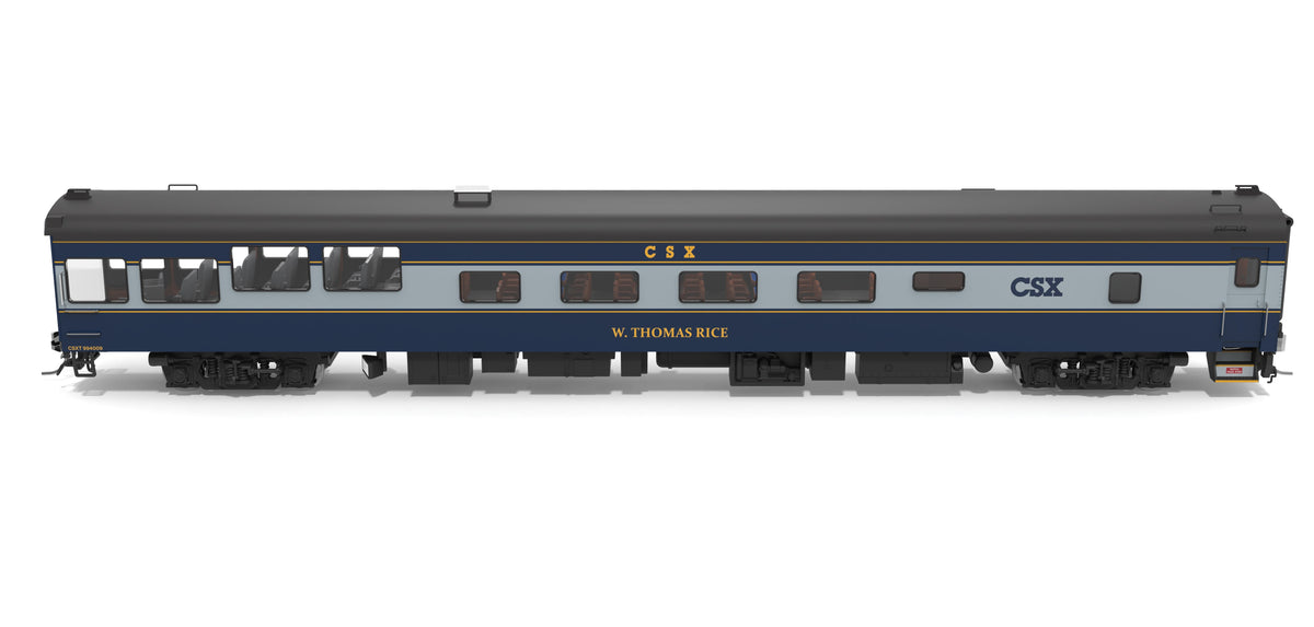 Broadway Limited Imports 10176 HO CSX Track Inspection Car, #994009, "W. Thomas Rice", 2021-Present Day Appearance - view 3