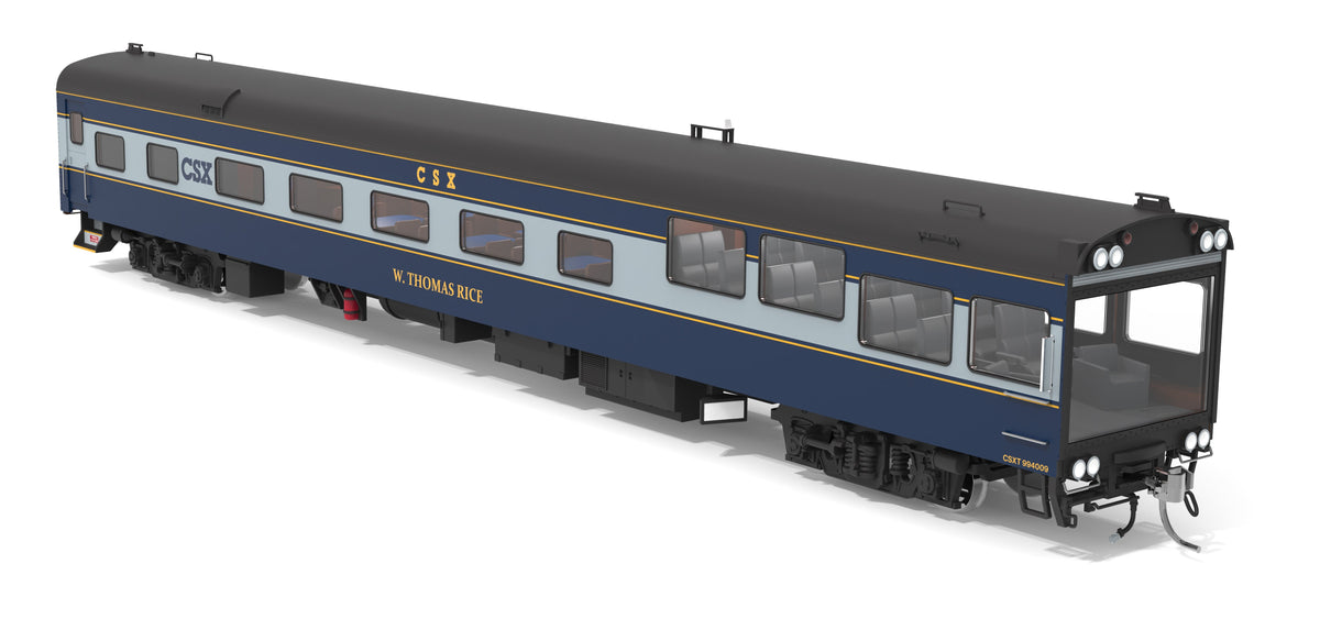 Broadway Limited Imports 10176 HO CSX Track Inspection Car, #994009, "W. Thomas Rice", 2021-Present Day Appearance - view 7