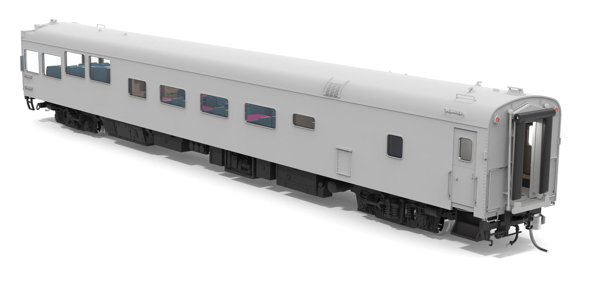 Broadway Limited Imports 10177 HO Conrail-Type Track Inspection Car, Unlettered / Primer Gray - view 4