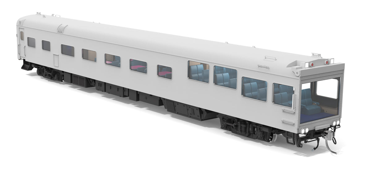 Broadway Limited Imports 10177 HO Conrail-Type Track Inspection Car, Unlettered / Primer Gray - view 7