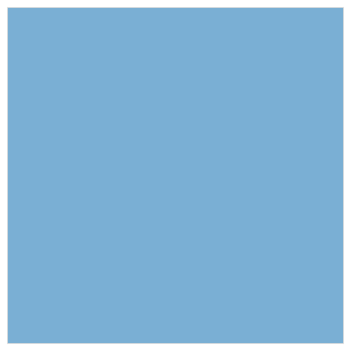 Tru-Color TCP-383 Ontario Northland Light Blue 1 oz color chip