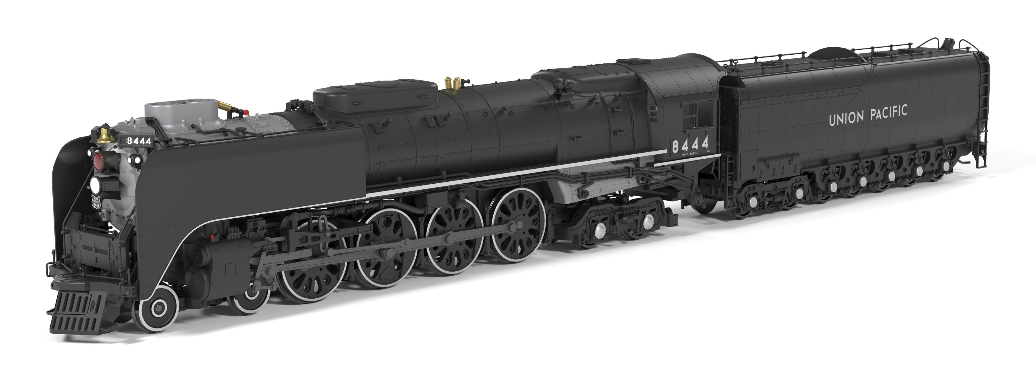 BLI 10200 HO FEF-3 4-8-4 UP 8444 - side profile view