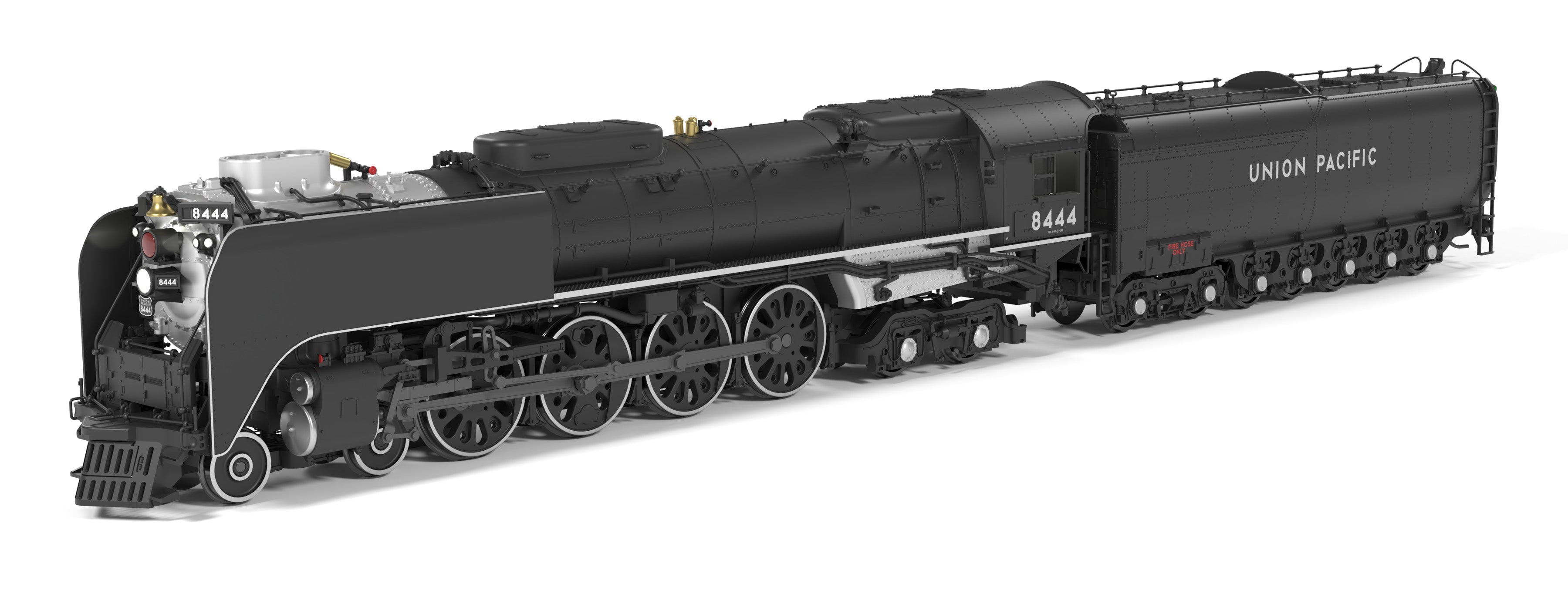 BLI 10202 HO FEF-3 4-8-4 UP 8444 - side profile view