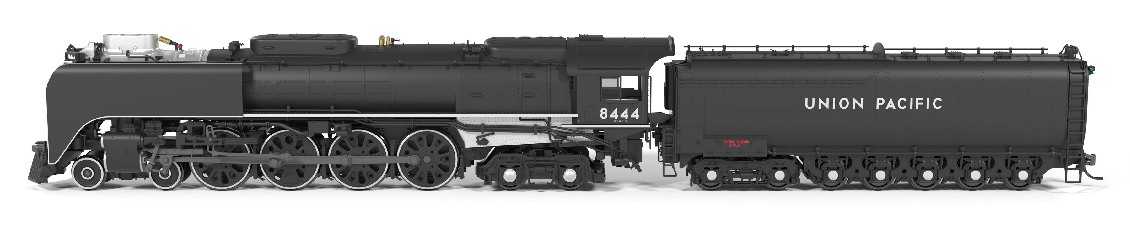 BLI 10203 HO FEF-3 4-8-4 UP 8444 - front 3/4 view