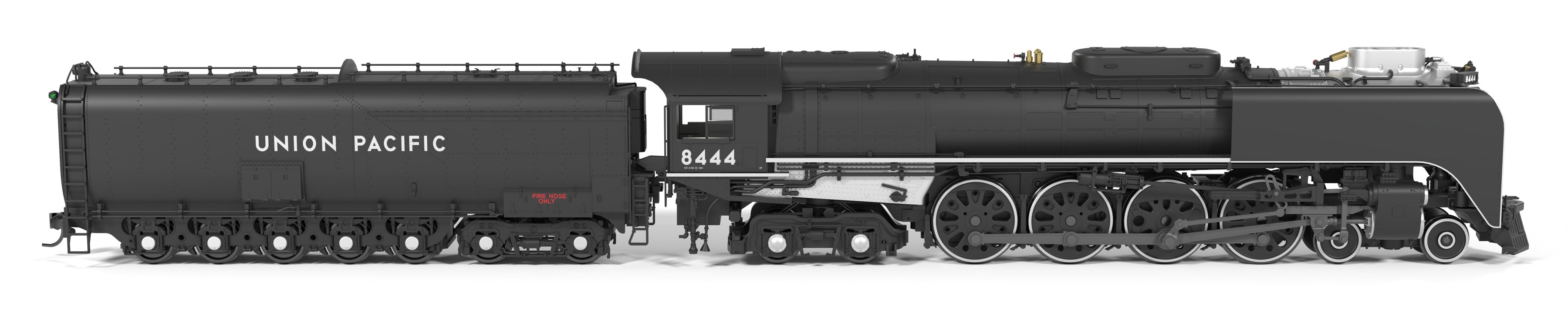 BLI 10202 HO FEF-3 4-8-4 UP 8444 - trucks and fuel tank
