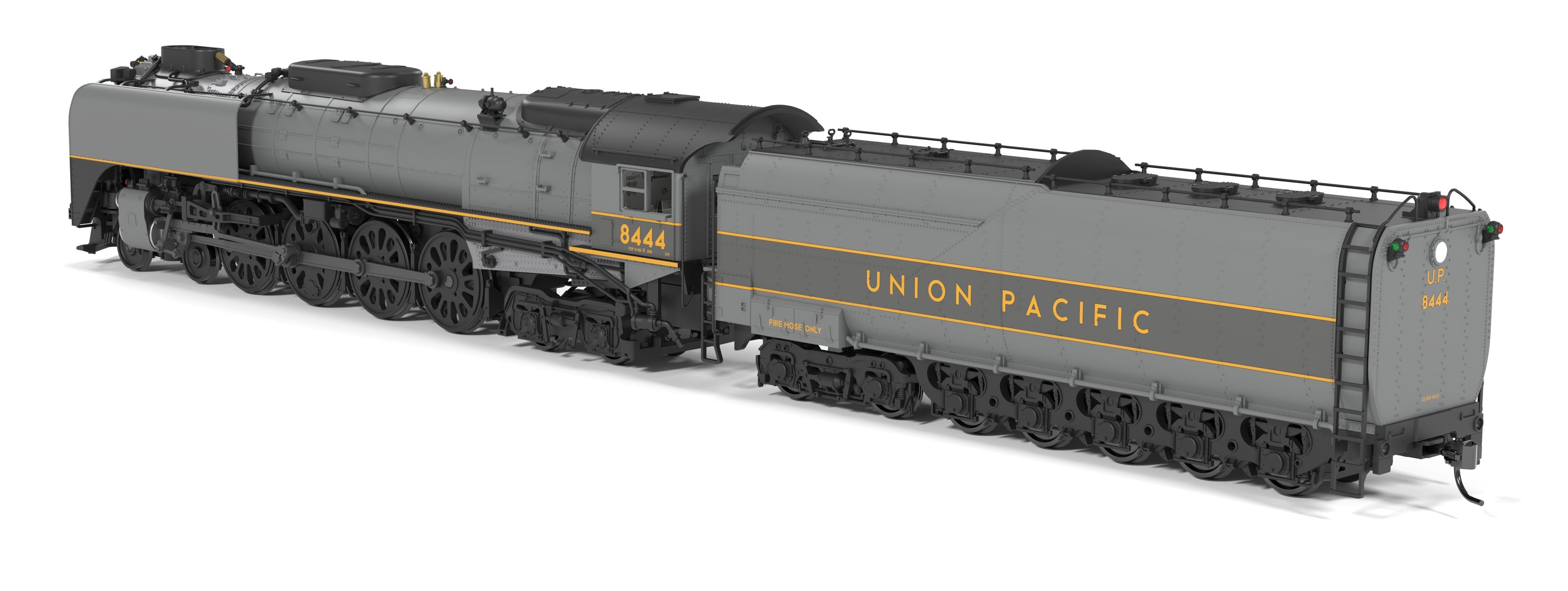 BLI 10204 HO FEF-3 4-8-4 UP 8444 - rear 3/4 view