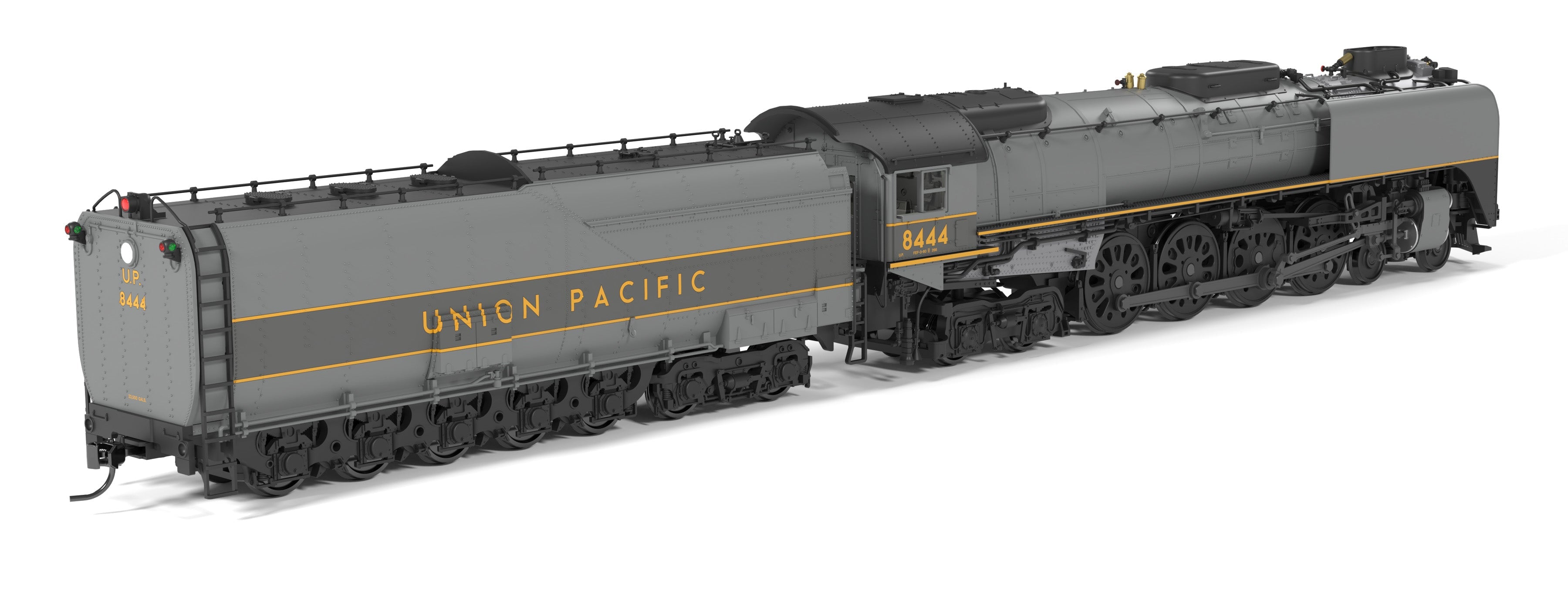 BLI 10205 HO FEF-3 4-8-4 UP 8444 - cab and engineer-side detail