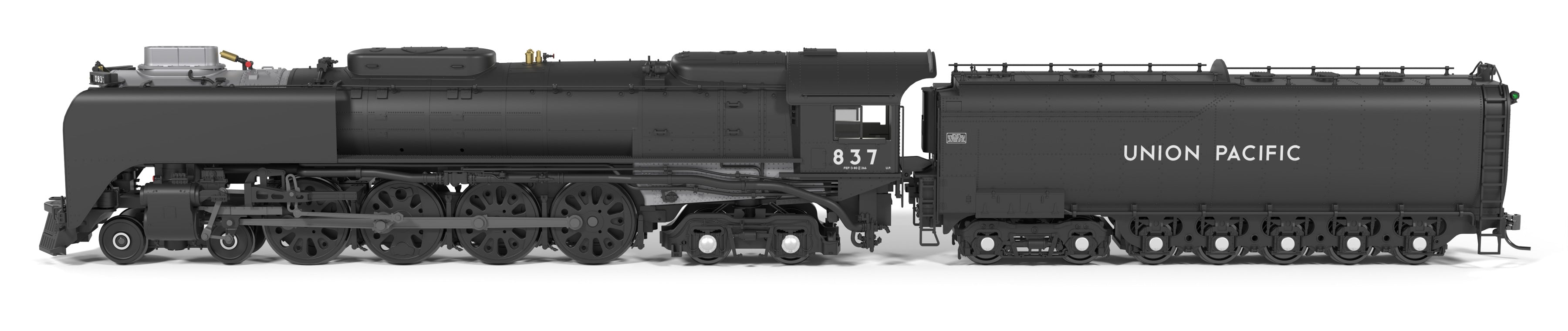 BLI 10209 HO FEF-3 4-8-4 UP 837 - front 3/4 view