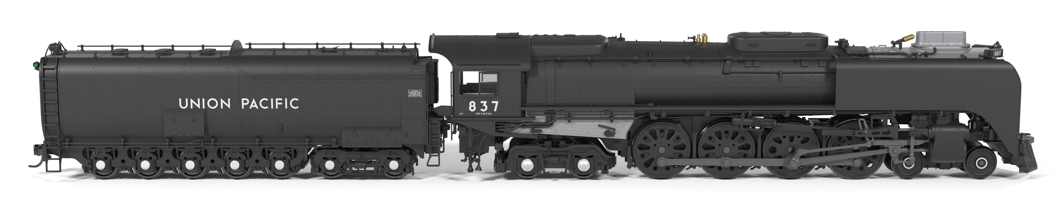 BLI 10209 HO FEF-3 4-8-4 UP 837 - trucks and fuel tank