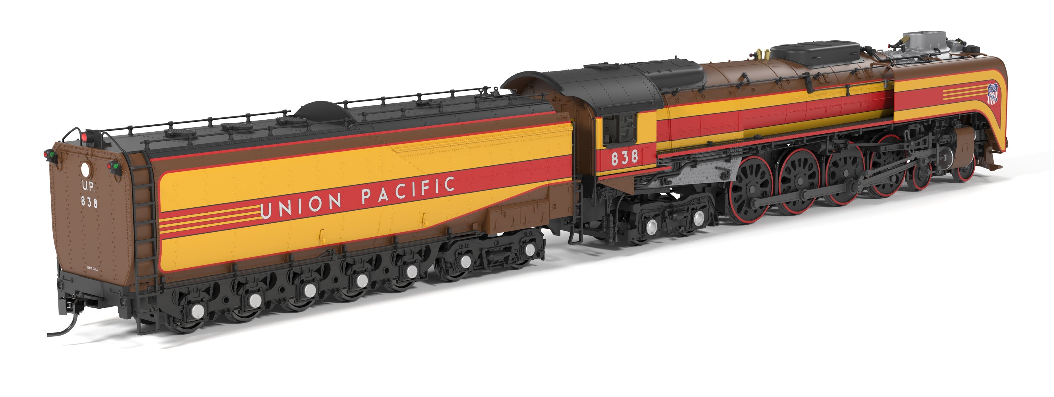 BLI 10215 HO FEF-3 4-8-4 UP 838 - cab and engineer-side detail