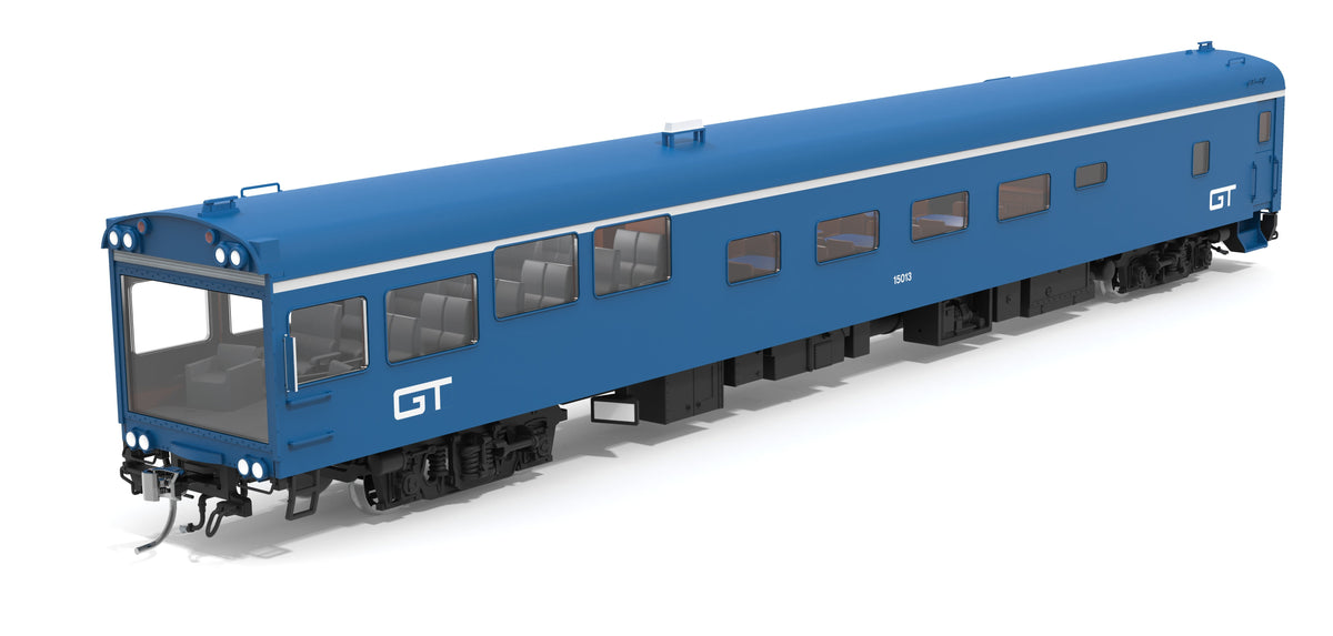 Broadway Limited Imports 10216 HO GTW Track Inspection Car, Blue & White