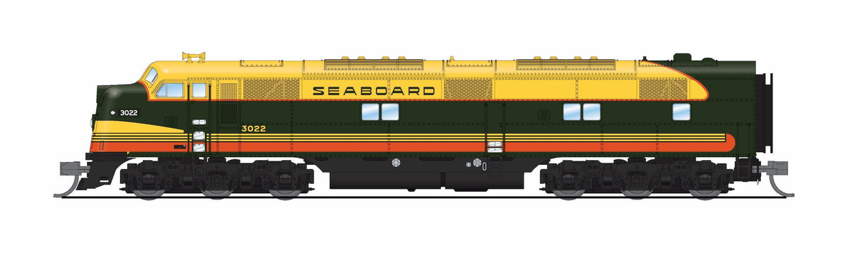 Broadway Limited Imports 10228 N EMD E7 A/B Set, SAL 3022 / 3106, Citrus Scheme, A-unit Paragon4 Sound/DC/DCC, Unpowered B, N - view 7