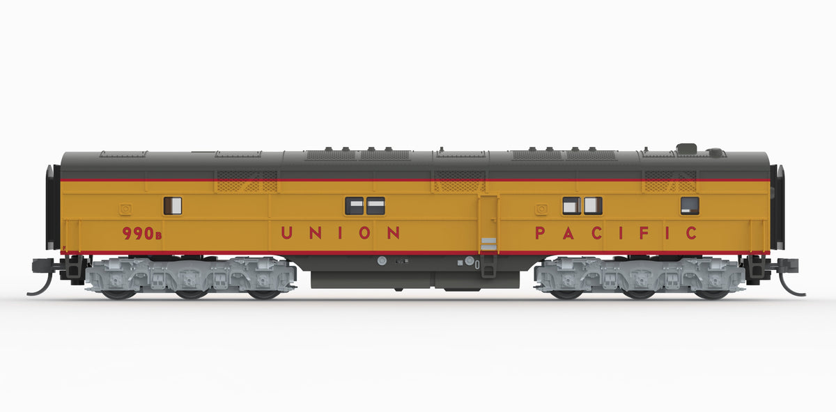 Broadway Limited Imports 10238 N EMD E7B, UP 988B, Yellow & Gray, 1960's Appearance, Paragon4 Sound/DC/DCC, N