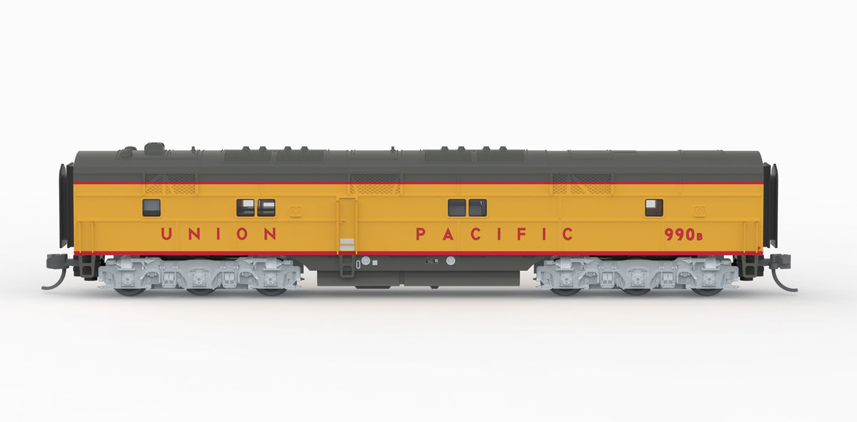 Broadway Limited Imports 10238 N EMD E7B, UP 988B, Yellow & Gray, 1960's Appearance, Paragon4 Sound/DC/DCC, N - view 5