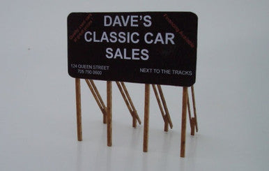 Osborn Models 1024 HO Scale Osborn Models 1024 - Standard Billboard