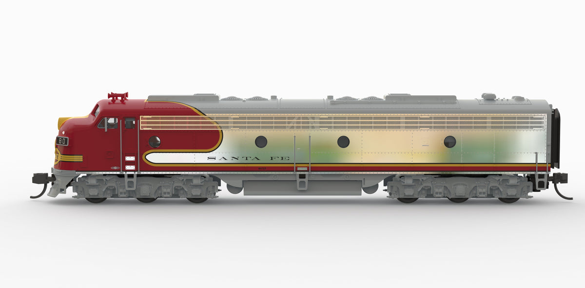 Broadway Limited Imports 10281 N EMD E8A, ATSF 86L, 1950's Appearance, Paragon4 Sound/DC/DCC, N - view 2