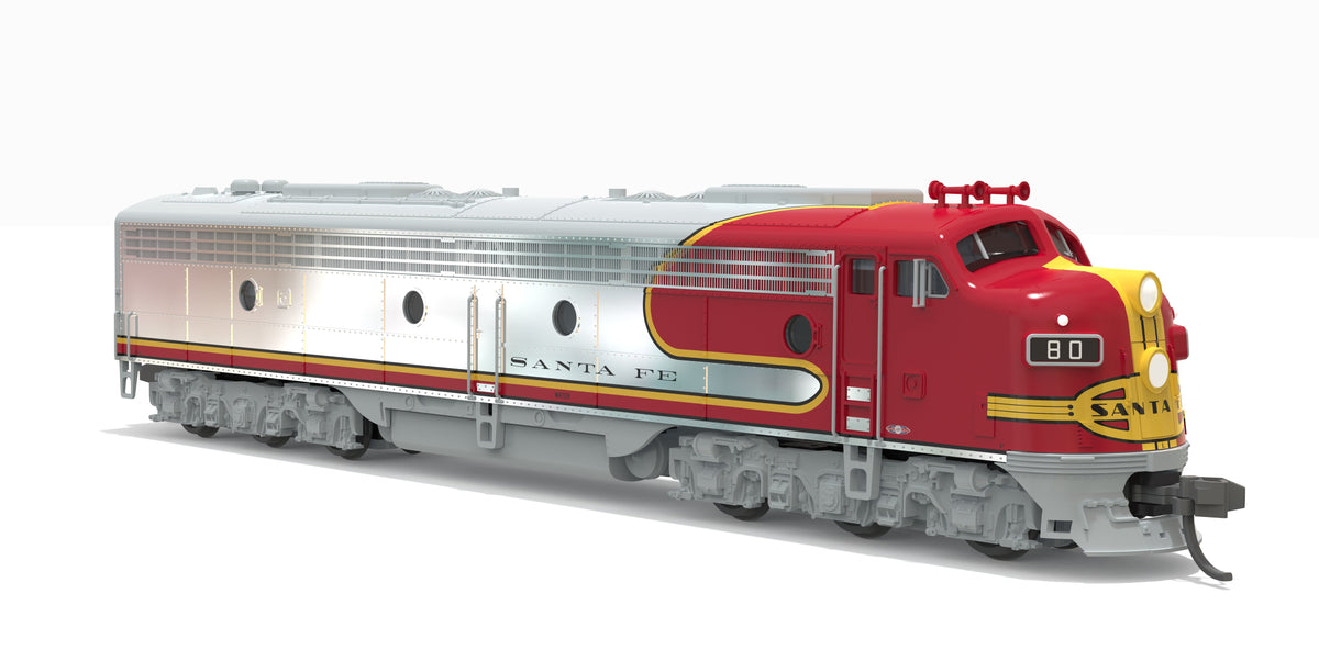 Broadway Limited Imports 10281 N EMD E8A, ATSF 86L, 1950's Appearance, Paragon4 Sound/DC/DCC, N - view 6