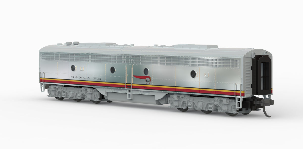 Broadway Limited Imports 10285 N EMD E8B, ATSF 82A, 1950's Appearance, No-Sound / DCC-Ready, N - view 7