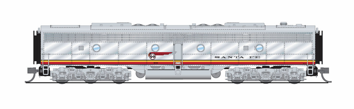 Broadway Limited Imports 10285 N EMD E8B, ATSF 82A, 1950's Appearance, No-Sound / DCC-Ready, N - view 8