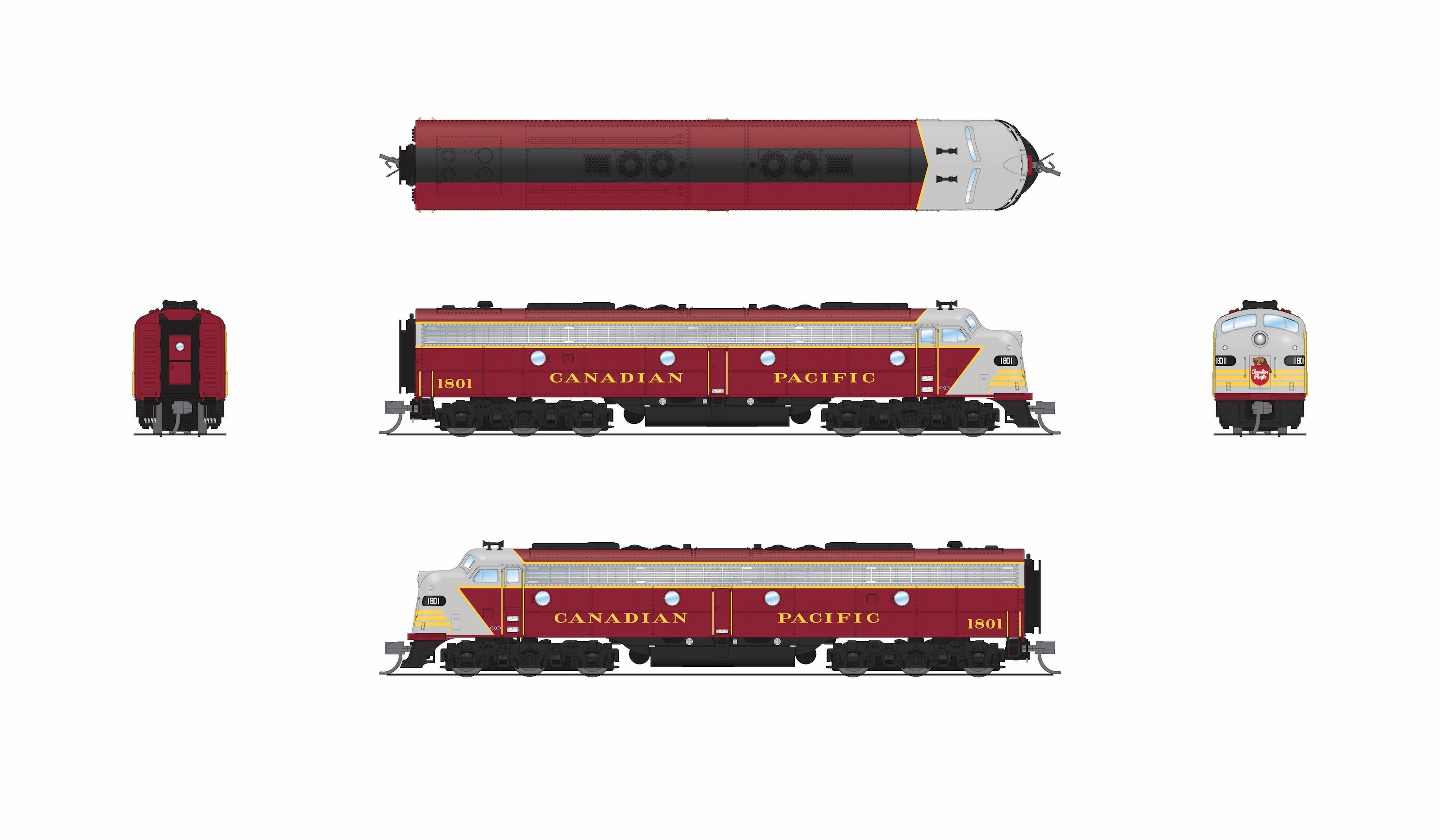 BLI 10288 N E8A CP 1801 - opposite side view