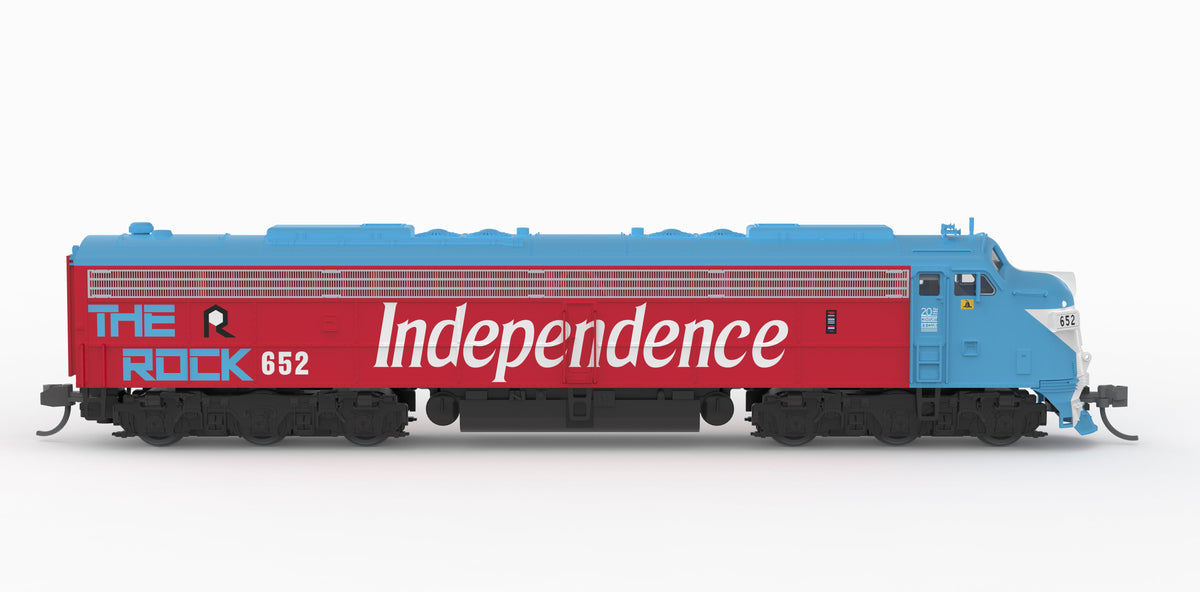 Broadway Limited Imports 10295 N EMD E8A, CRIP #652, Rock Island Bicentennial, No-Sound / DCC-Ready, N - view 5
