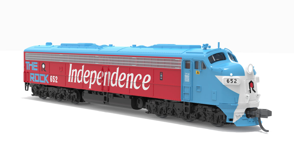 Broadway Limited Imports 10295 N EMD E8A, CRIP #652, Rock Island Bicentennial, No-Sound / DCC-Ready, N - view 6
