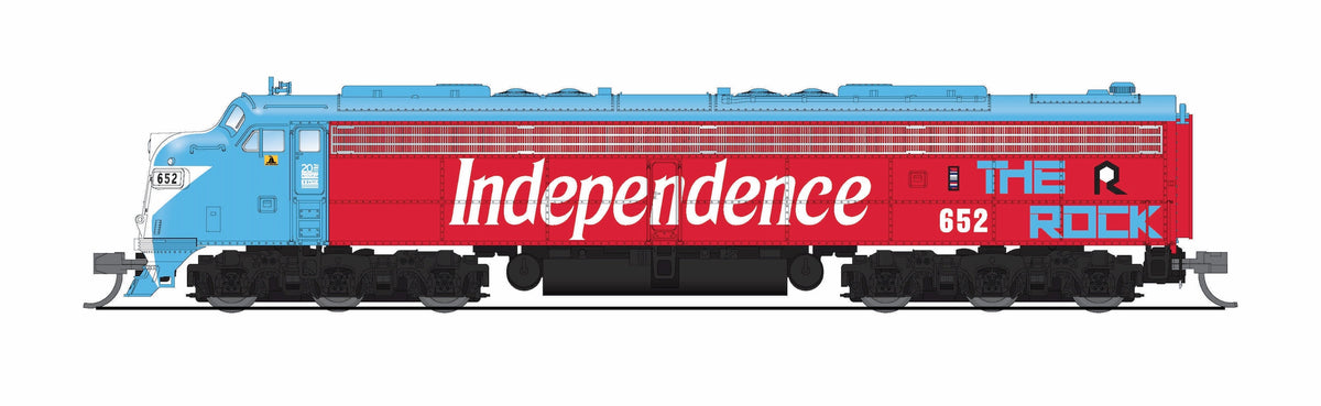 Broadway Limited Imports 10295 N EMD E8A, CRIP #652, Rock Island Bicentennial, No-Sound / DCC-Ready, N - view 8