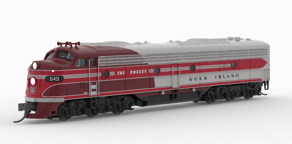 Broadway Limited Imports 10298 N EMD E8A, CRIP 649, "The Rocket" Scheme, No-Sound / DCC-Ready, N