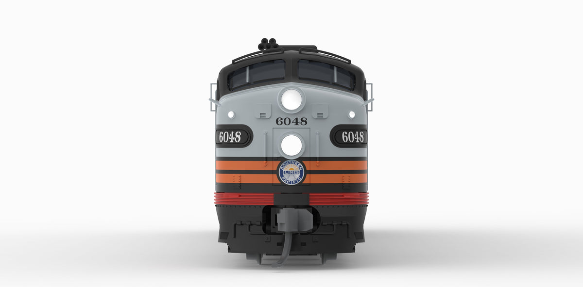 Broadway Limited Imports 10303 N EMD E9A, SP 6050, Black Widow Scheme, No-Sound / DCC-Ready, N - view 2