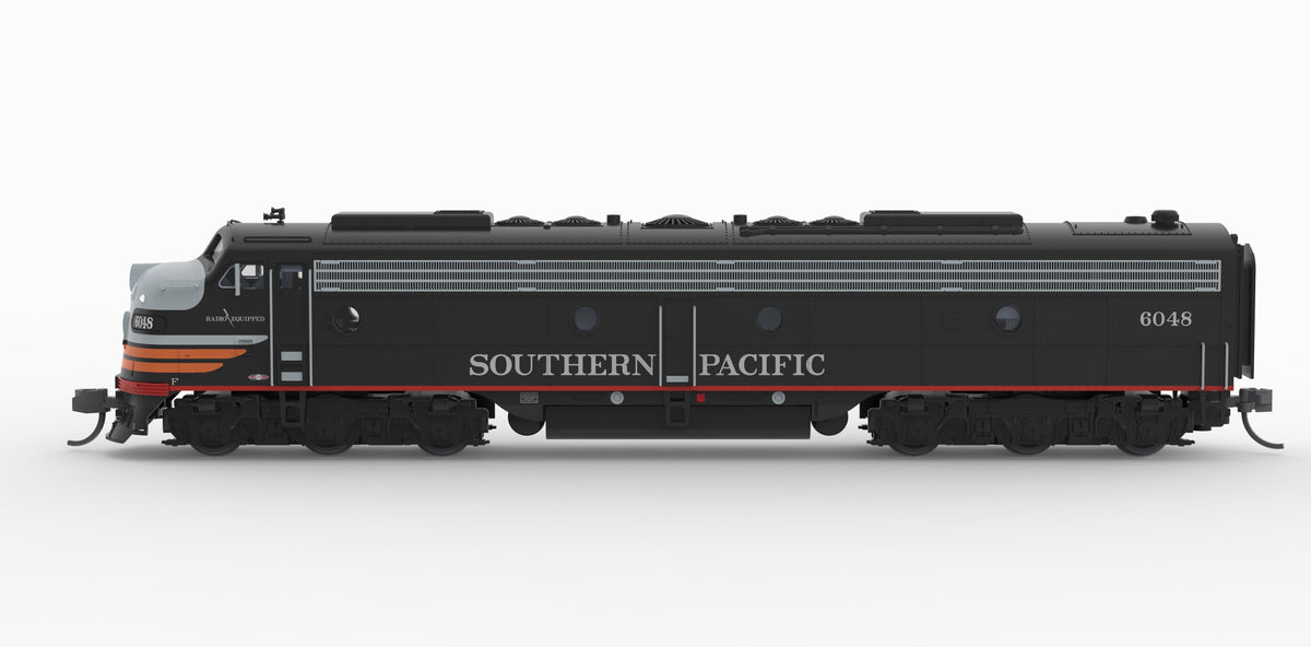 Broadway Limited Imports 10302 N EMD E9A, SP 6048, Black Widow Scheme, No-Sound / DCC-Ready, N - view 3